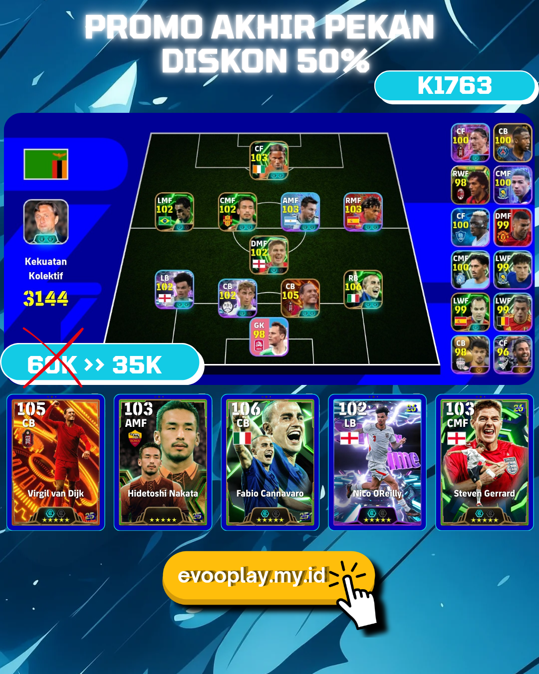 PROMO AKHIR PEKAN DISKON  66%