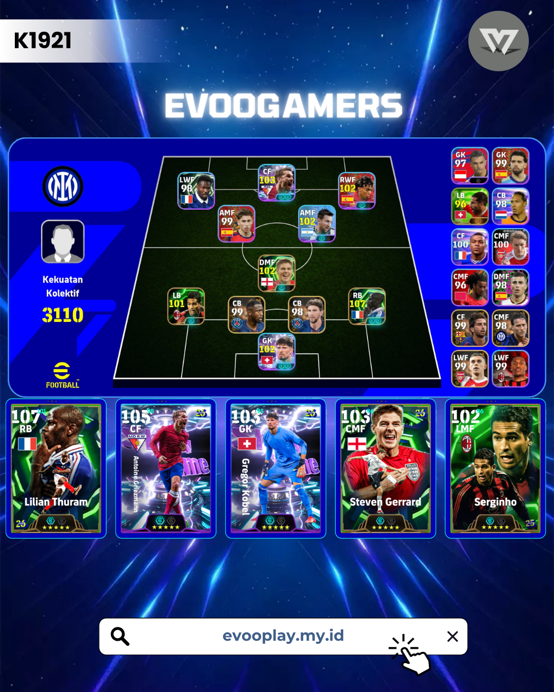 Antony Griezmann & Thuram loh ya