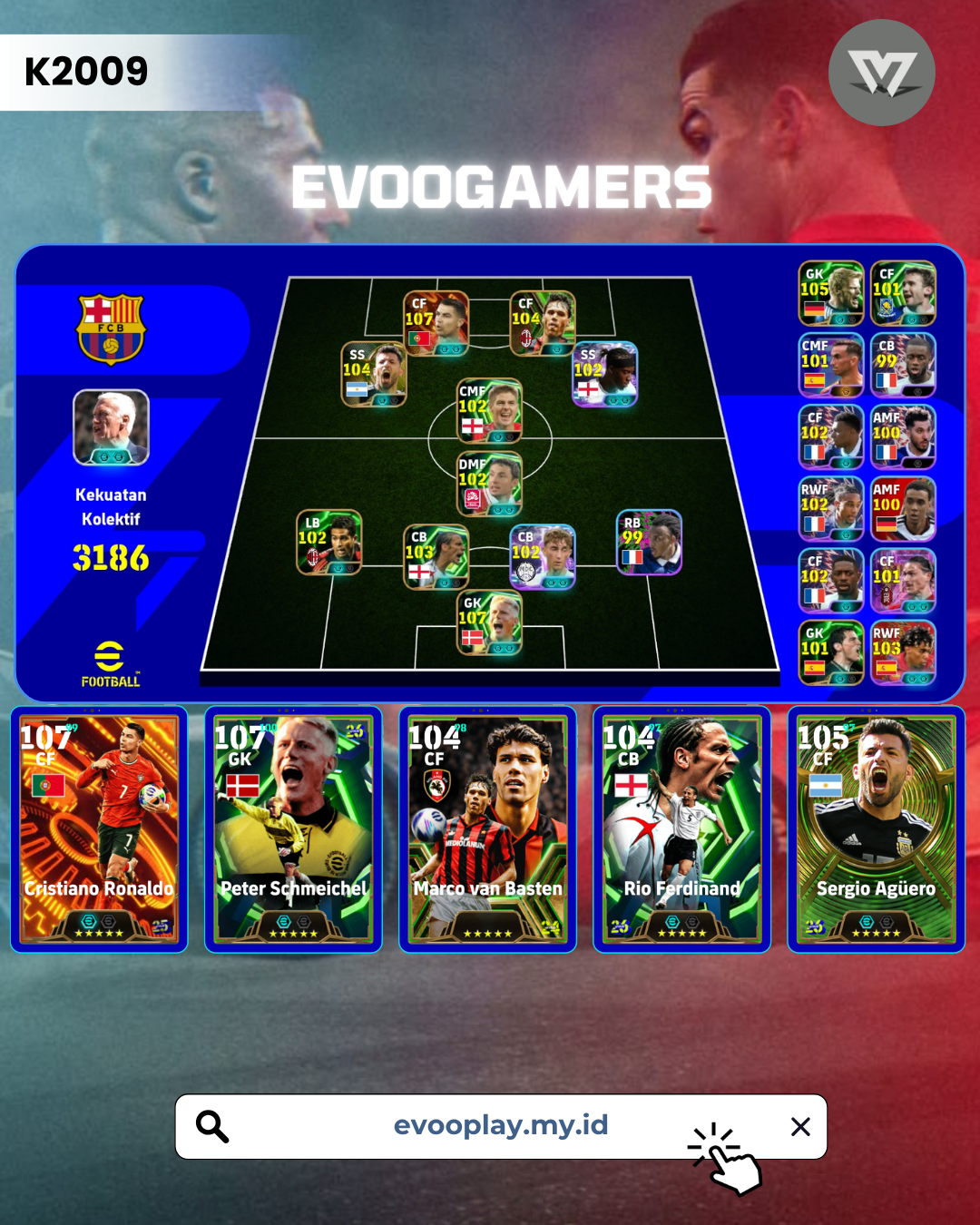 Striker terkuat,GK terkuat ft pack Prancis loh ya 😹