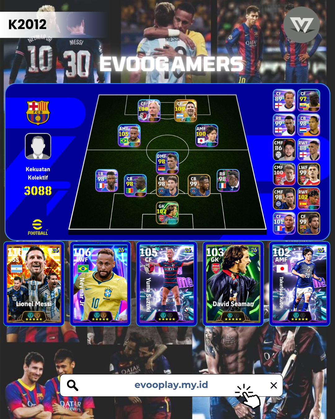 Messi terkuat x Neymar terkuat 
